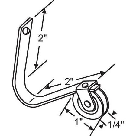 Strybuc Patio Screen Door Roller Assy. 10-359